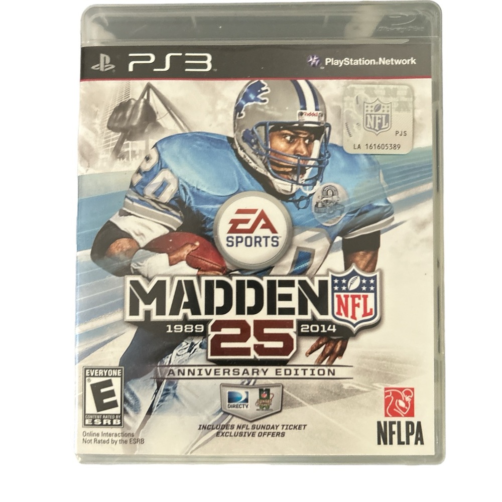 PS3 Madden NFL game